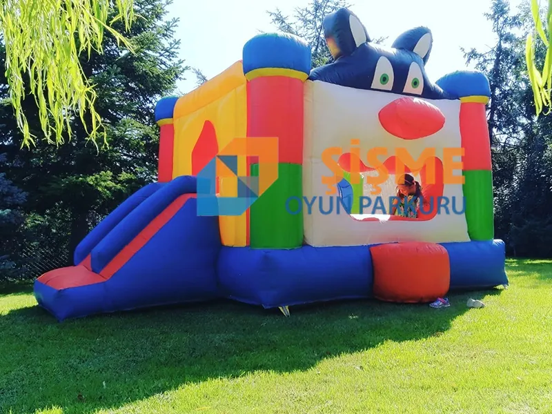 Şişme Kedi Kaydırak